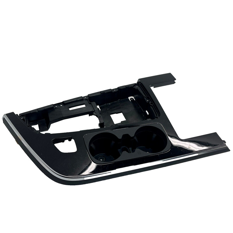 2017-2019 AUDI Q7 CENTER CONSOLE TOP BEZEL COVER TRIM PANEL & CUPHOLDER OEM