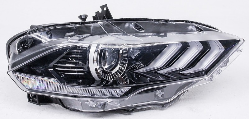 EXPORT NON-US Market OEM Ford Mustang Right LED Headlamp JR3Z-13008-D, Tab Chip