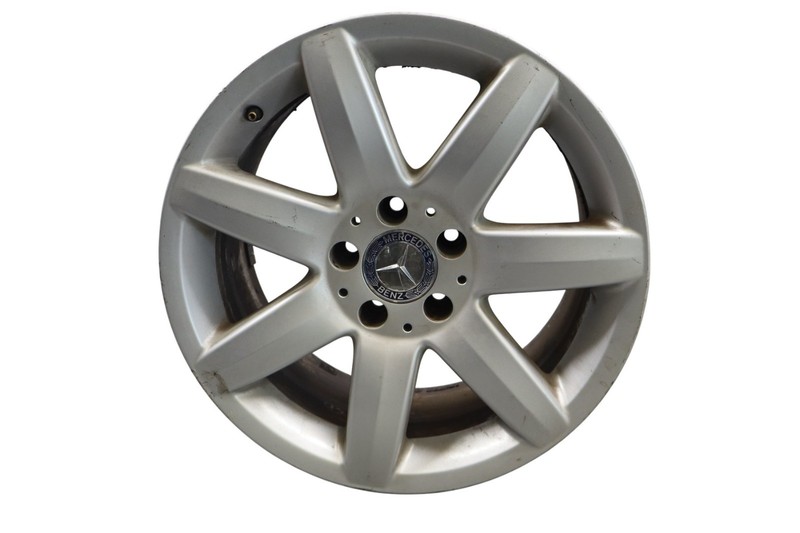 03-12 Mercedes R230 SL500 SL600 8.5 X 17 17" Wheel Rim Silver 2304010902 OEM