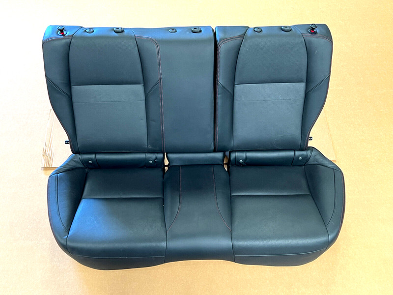 ⭐2015-2017 SUBARU WRX REAR UPPER & LOWER SEATS CUSHION RED STITCHING OEM LOT2487