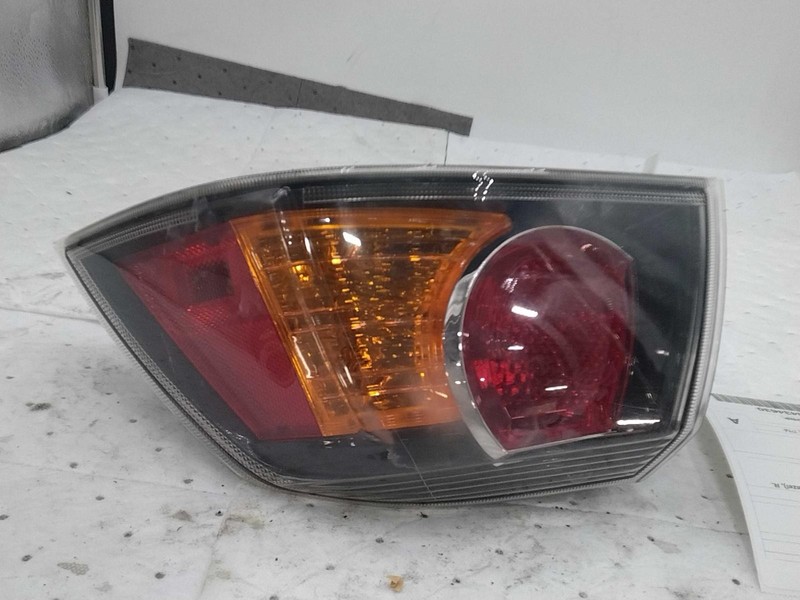 Used Right Tail Light Assembly fits: 2009 Mitsubishi Lancer Sedan quarter panel