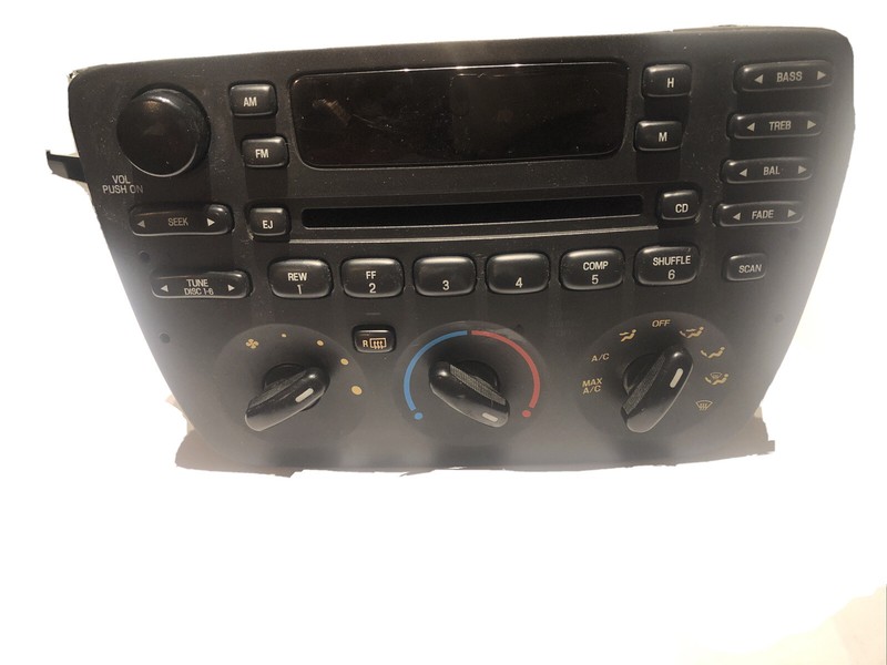 2003 FORD TAURUS SES RADIO W/ HVAC CONTROL YF1F-18A965-AAYF1H-19C733-AA