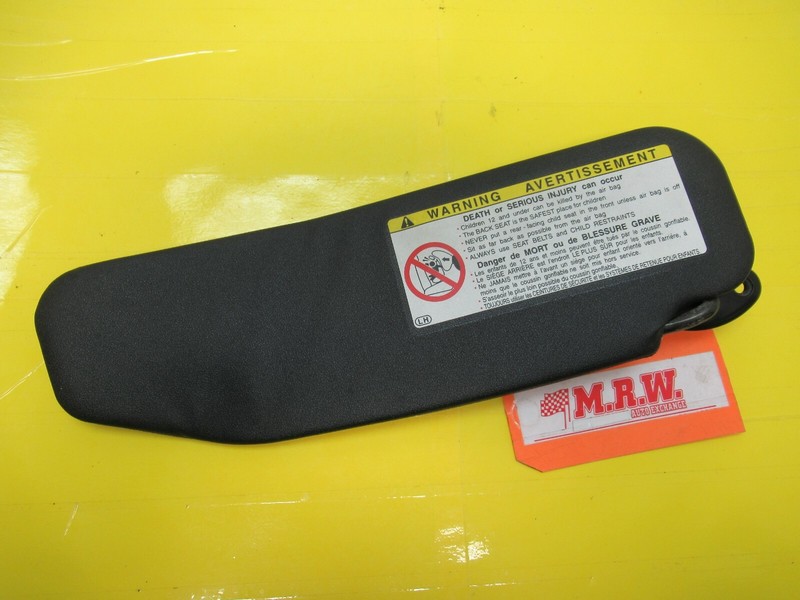 SUN VISOR SUNVISOR ROOF LEFT DRIVER SIDE LF LH L BLACK for 03 04 05 MR2 SPYDER
