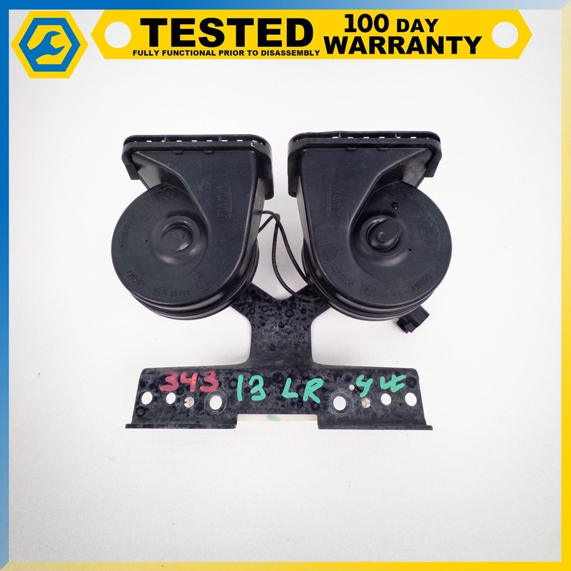 10-16 LAND ROVER L319 LR4 LOW & HIGH TONE SIGNAL HORN SET OEM
