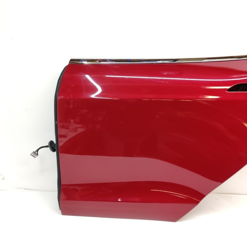 2012-2016 TESLA MODEL S REAR LEFT DOOR SHELL PANEL RED OEM N-6270