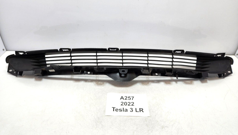 ✅ 2017-2023 OEM Tesla Model 3 Front Bumper Lower Grille Black Assembly
