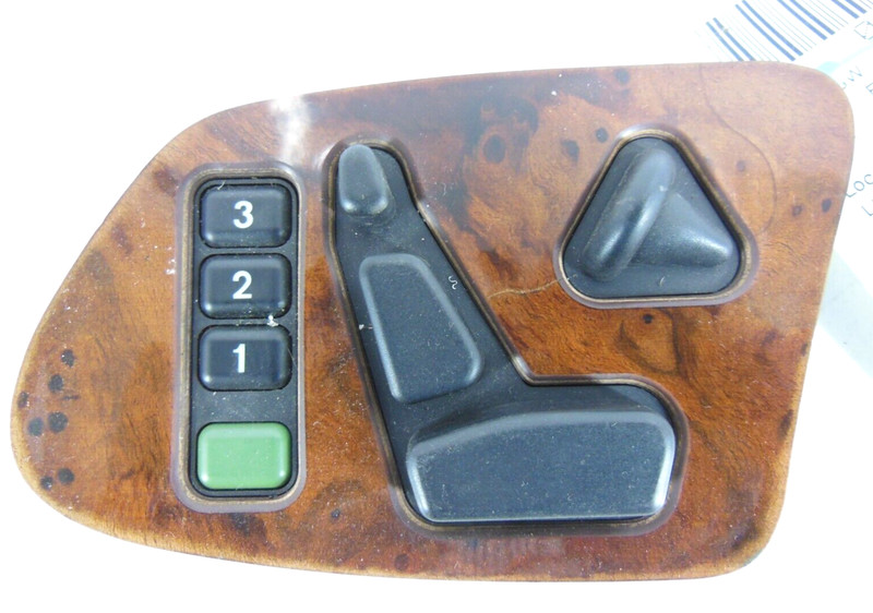 2001 01 Mercedes-Benz E320Front Seat Control Switch Wood Driver Left OEM