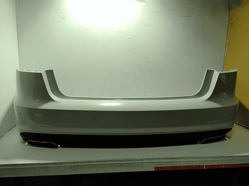 2016-2018 Audi A6 Quattro Rear Bumper w/Park Sensor White *S9R* OEM