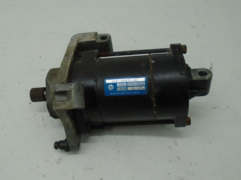 STARTER MOTOR ASSY 61A-81800-01-00 YAMAHA 1990 & 2003 200-250 HP OUTBOARD #1