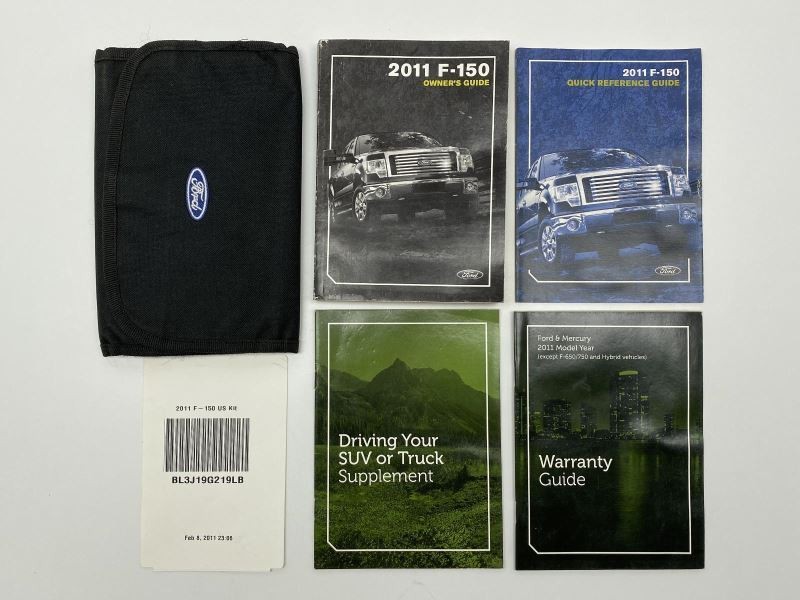 Owners Manual 2011 Ford F150 82089