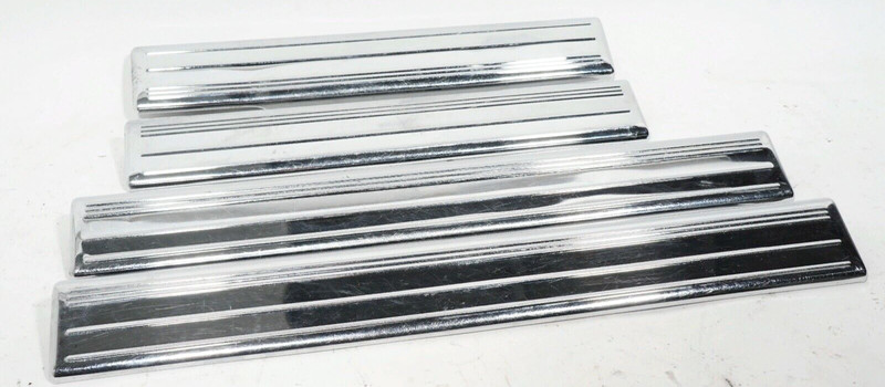 03 04 05 06 MERCEDES-BENZ S430 W220 DOOR STEP PLATE TRIM SET OF 4 OEM