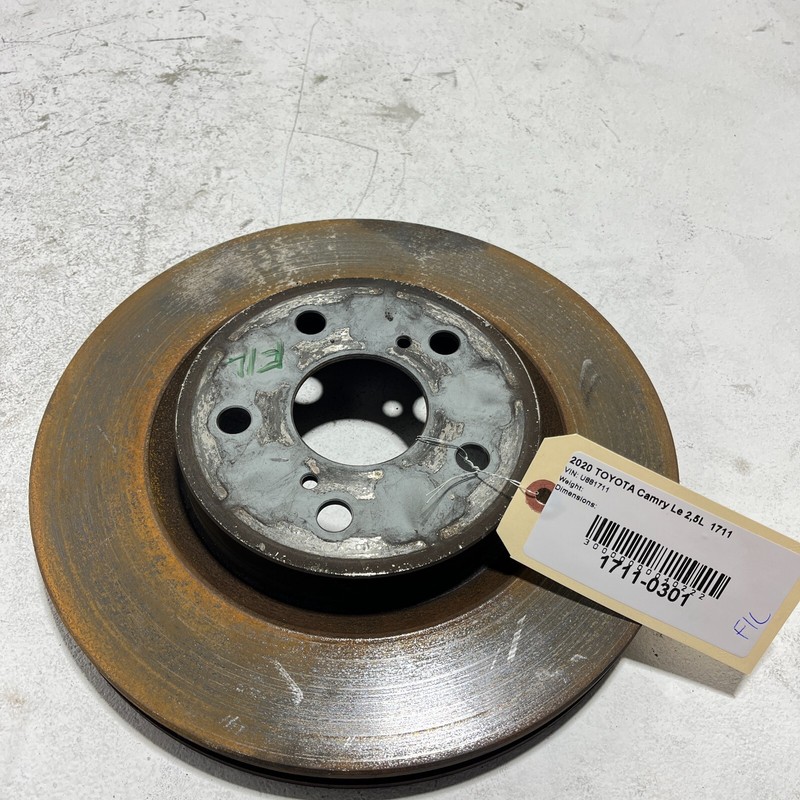 2018-19-20-2023 TOYOTA CAMRY LE DISC BRAKE ROTOR FRONT LEFT OR RIGHT SIDE OEM