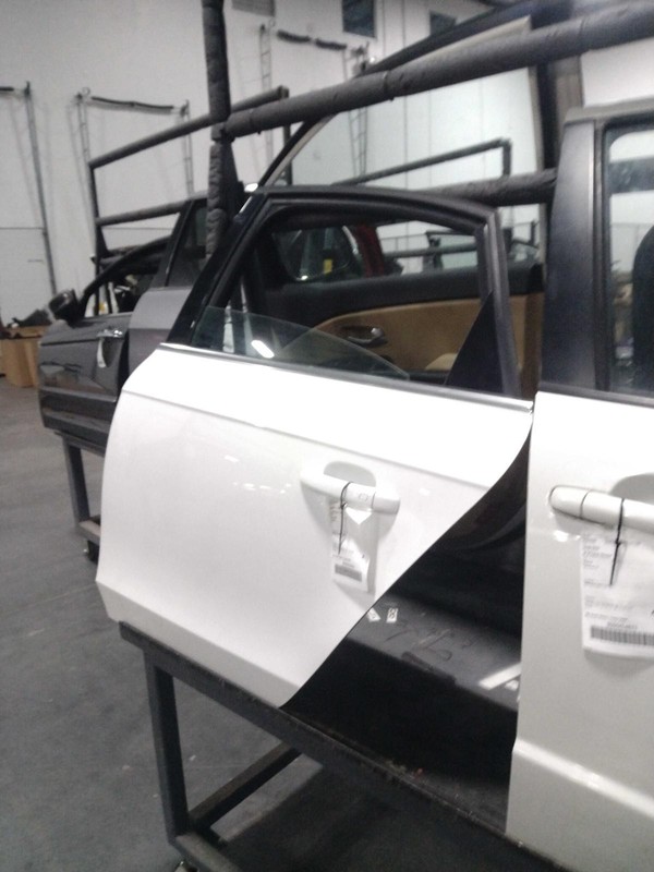 2015 Audi A4 Left Rear Door White 4DR Sedan OEM Used 132k Miles #317624