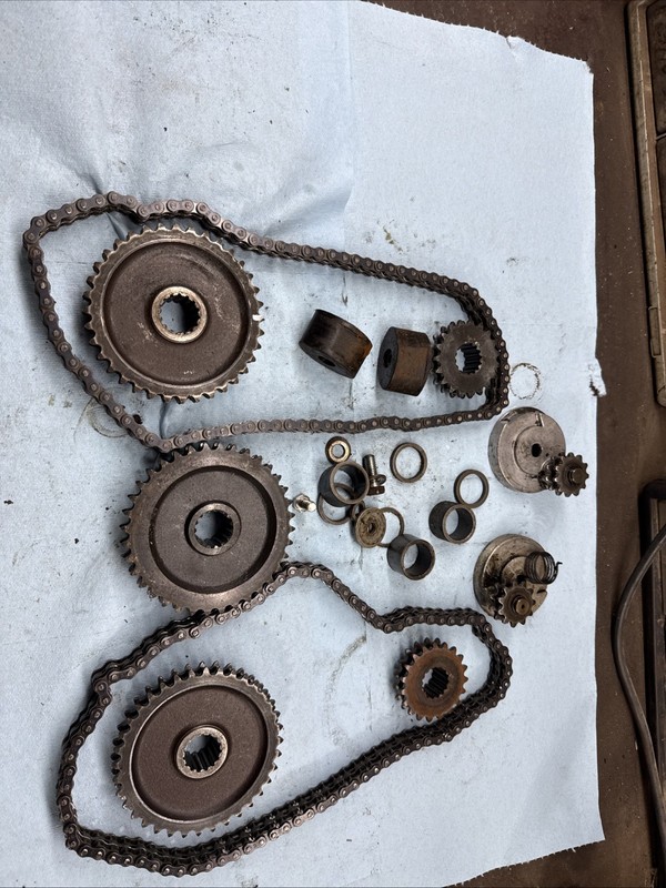1970’s Sno-jetSno Jet SST 440 433 vintage Snowmobile chain Case Sprockets