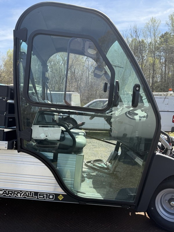 Club Car Cart Carryall 510 700 Enclosed Cabin Right Passenger Side Glass Door