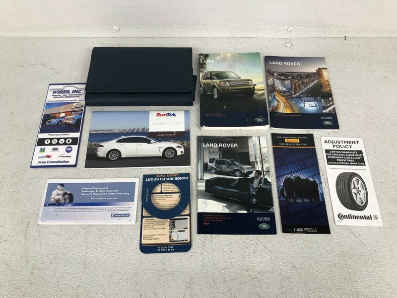 ⭐2011 LAND ROVER LR4 OWNERS MANUAL USER GUIDE BOOKLET POUCH SET OEM LOT2256