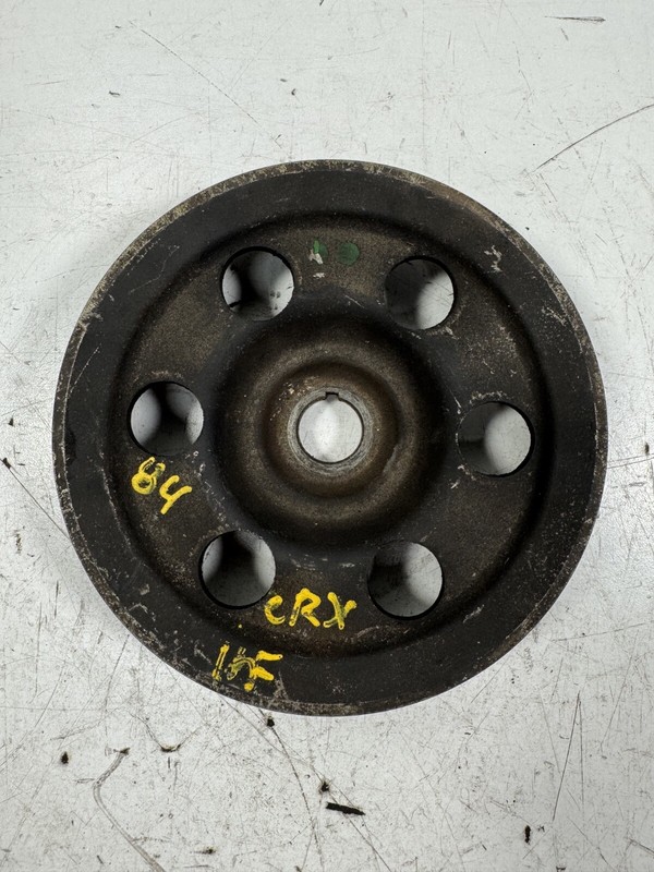 85-87 Honda CRX HF Crankshaft Pulley Harmonic Balancer 38921-PE1-711 OEM