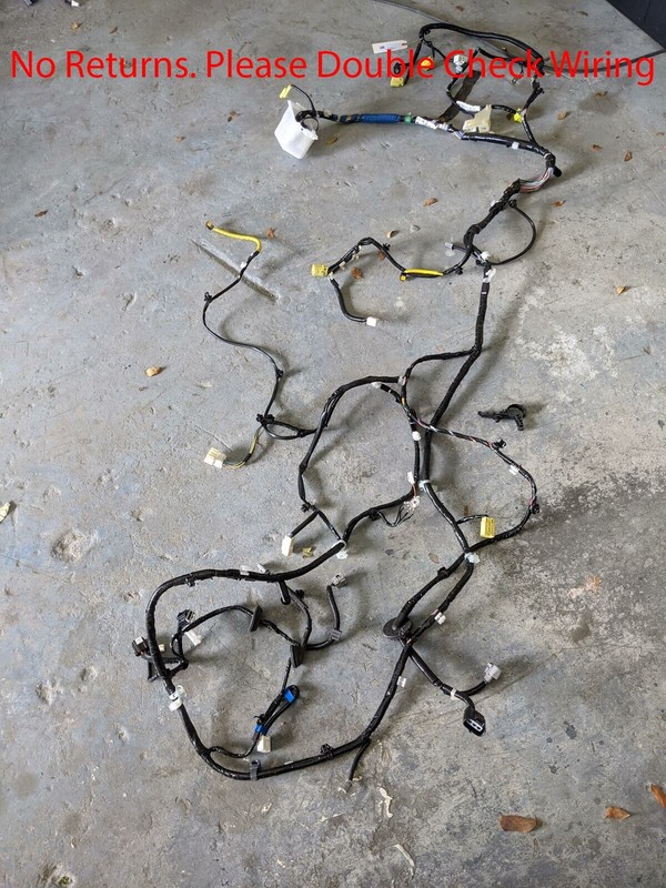 Body Rear Left Driver Wire Harness 81502AL28C 2017 Subaru Outback Check Descript