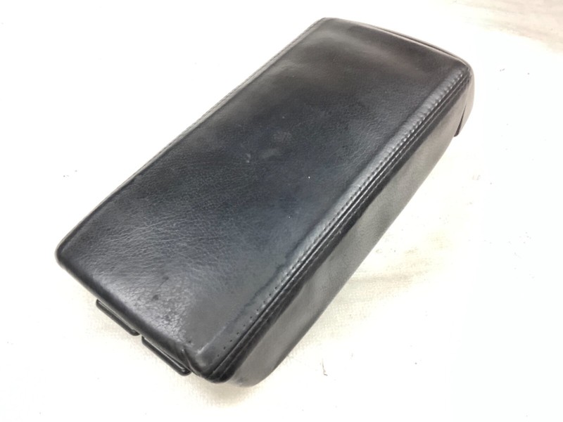 03-07 Accord Center Console Lid Arm Rest Pocket Storage Door Black Leather OEM