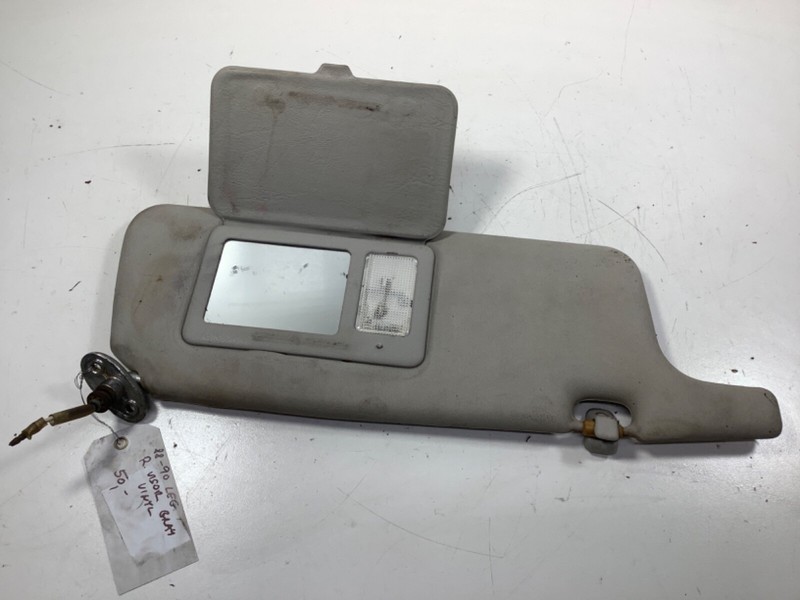 88-90 Acura Legend Right Sun Visor Assembly Vinyl (Lofty Gray) 83230-SD4-A02 OEM