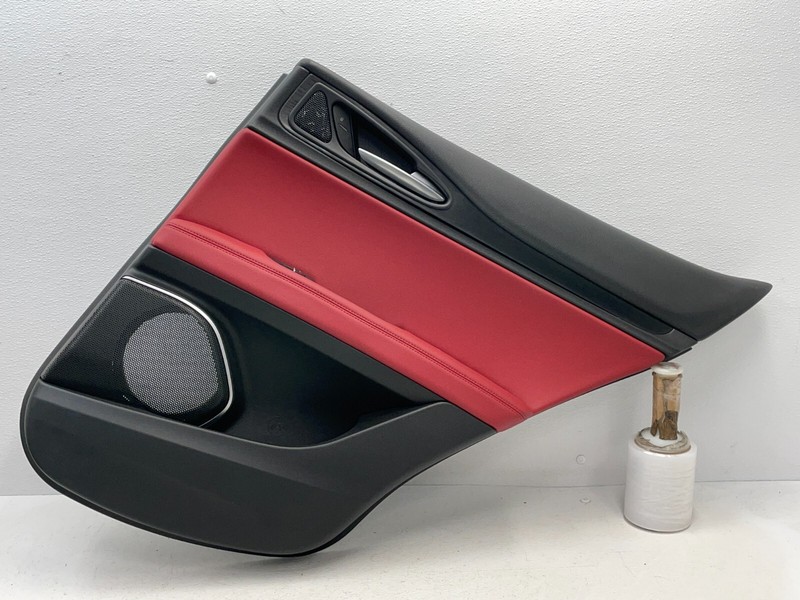 2018-2022 Alfa Romeo Stelvio Rear Right Pass Interior Door Panel Red 1526 OEM