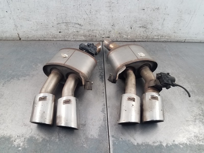 2018 Audi S4 Quattro B9 Mufflers Tips Actuators#2795 VV10