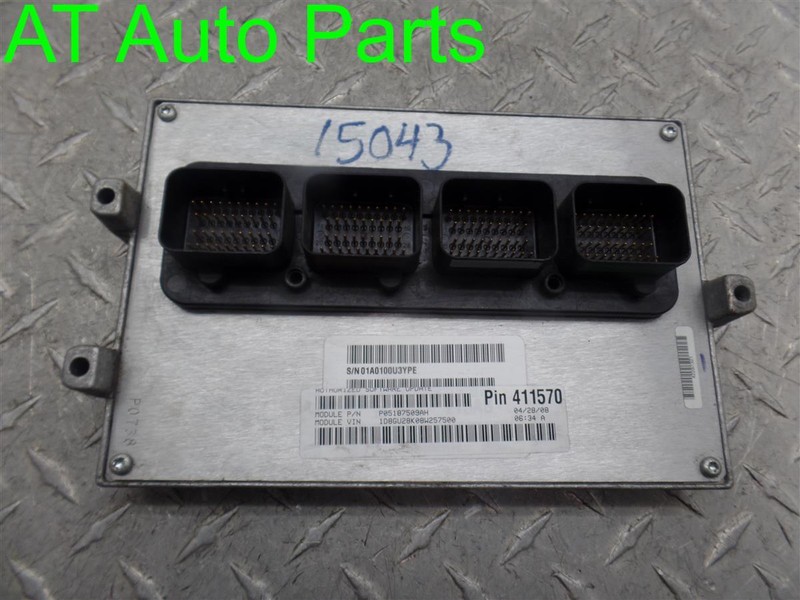 2008 DODGE NITRO DURANGO ENGINE CONTROL MODULE 3.7L