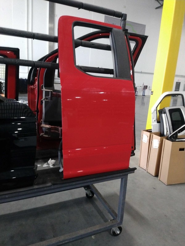 2015 Ford F150 Pickup Rear Right Door Red Used Dents & Scratches 520749