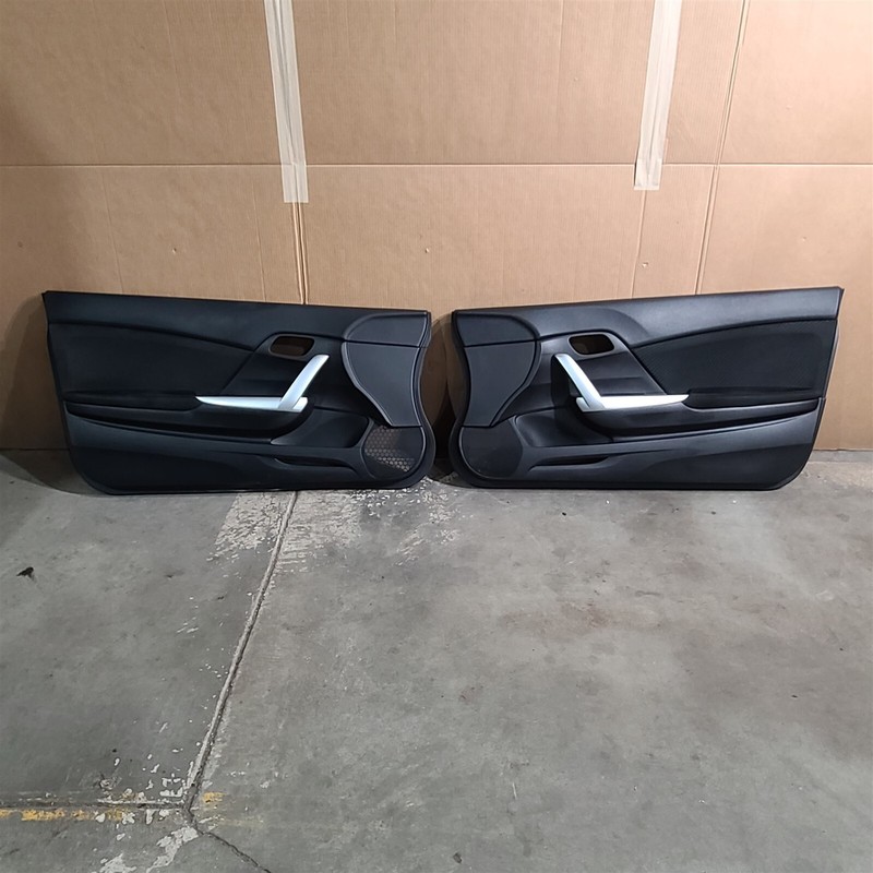 12-15 Honda Civic Si Coupe Interior Door Trim Panel Set Panels AA7463