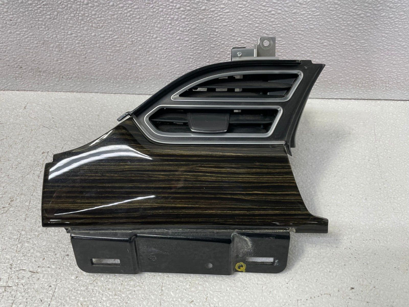 12-16 Tesla Model S Dash Left Side AC Air Vent Grille Trim Obeche Gloss OEM BTP1