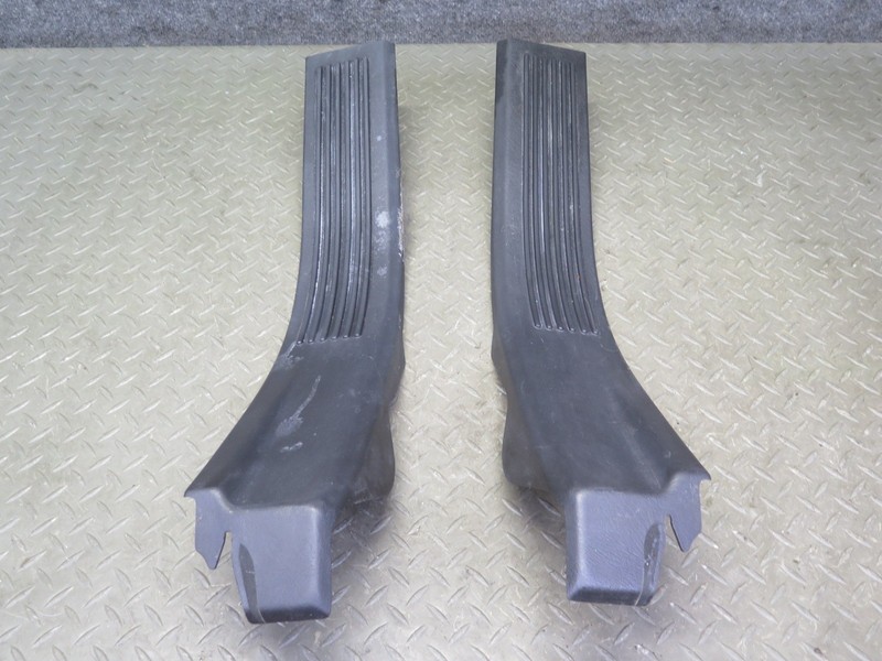 2003-2009 HUMMER H2 REAR RIGHT & LEFT SIDE DOOR SCUFF SILL PLATE TRIM PANEL SET
