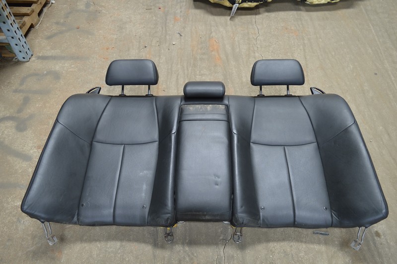 2011-2013 INFINITI M56 REAR UPPER SEAT BACKREST CUSHION LEATHER BLACK OEM