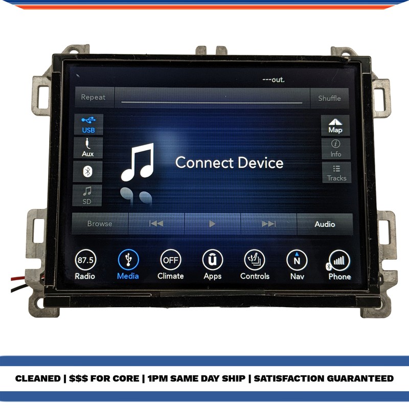 JEEP 4C UGQ 8.4 Inch Uconnect EUROPEAN REGION MAPS ONLY Apple CarPlay
