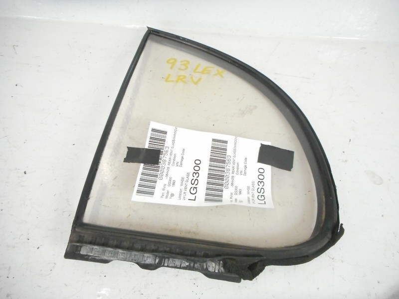 Lexus GS300 Rear Door Vent Window Glass Driver Left OEM 1993-1997