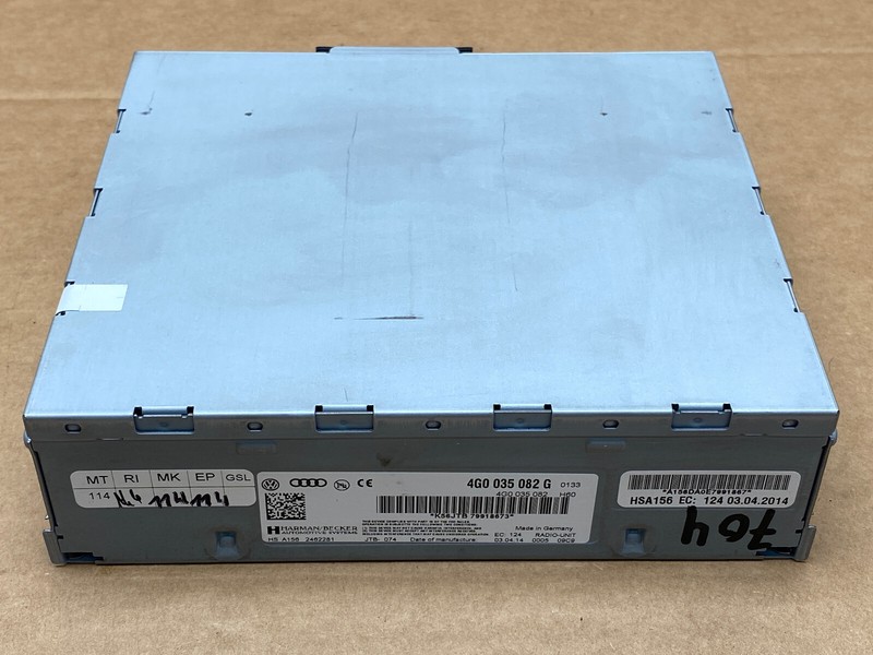 2012-2018 AUDI A6 TRUNK MOUNTED RADIO RECEIVER OEM LOT704