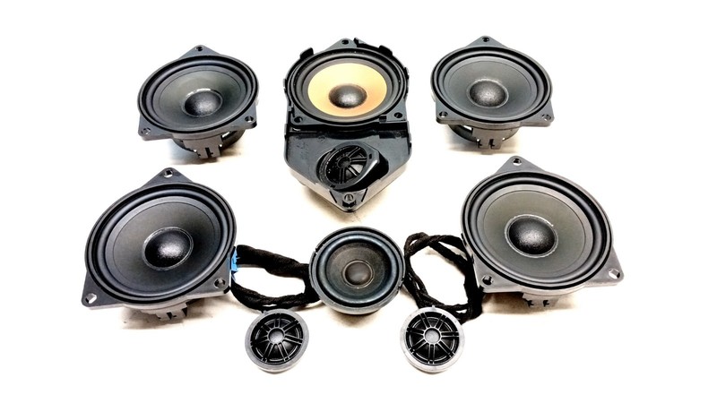 07-13 BMW E70 X5 RADIO STEREO AUDIO MEDIA SPEAKER MID HIGH 7 LOGIC OEM 080125B