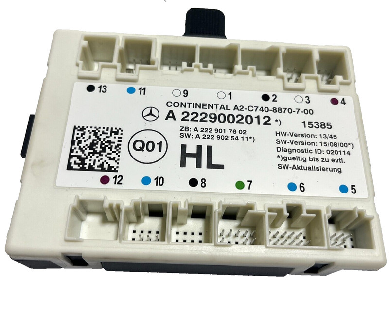 2014-17 MERCEDES S550 W222 REAR LEFT DRIVER SIDE DOOR CONTROL MODULE OEM