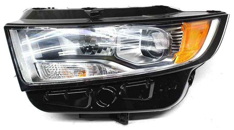 OEM Left Driver Side Halogen Headlamp For Ford Edge FT4Z-13008-F Chrome bezel