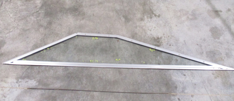 1980's Bayliner Capri Port Left Side Window Windshield 85 1/2" Long