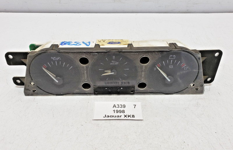 ✅ 97-02 OEM Jaguar XK8 Dashboard Oil Pressure Battery Clock Gauge Cluster