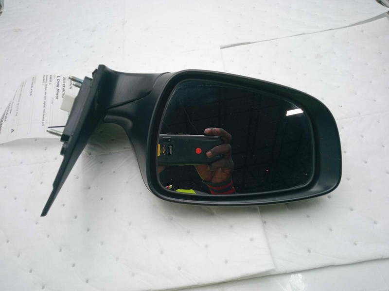 2016 Hyundai Elantra Left Door Mirror Assembly Black 62094 176K Miles
