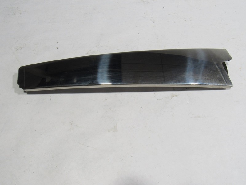 10-20 Bentley Mulsanne 2012 Rear Left Door B Pillar Applique Molding Trim Y2