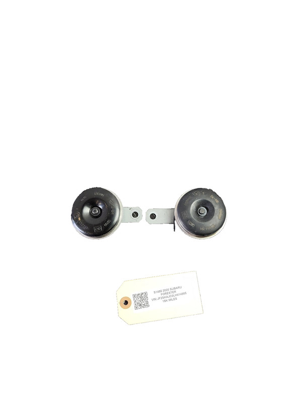 SUBARU FORESTER 2020 2.5L AWD High & Low Note Horn USED OEM 19-21