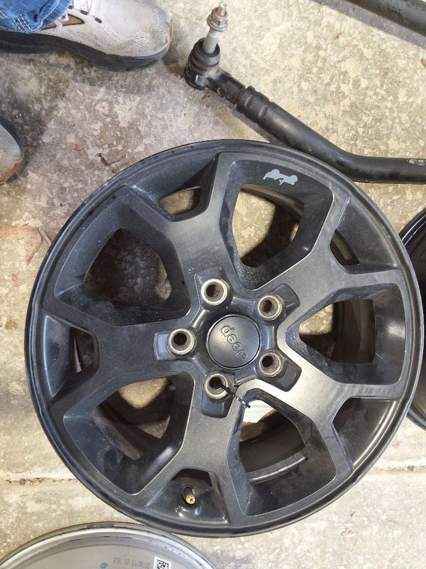 2019-2023 Jeep Wrangler Wheel Rim 17x7-1/2 5 Spoke Aluminum Y Spoke Painted