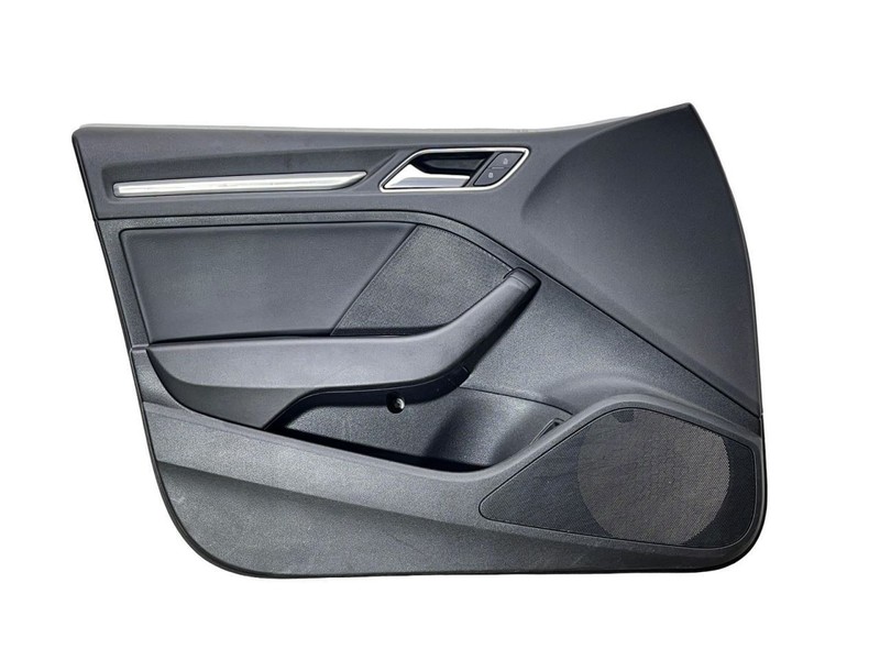2015-2020 Audi A3 Left Driver Side Front Door Trim Panel Black