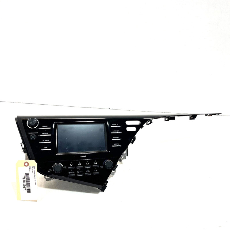 2020 TOYOTA CAMRY LE DASH RADIO MULTIMEDIA NAVIGATION DISPLAY SCREEN MONITOR OEM