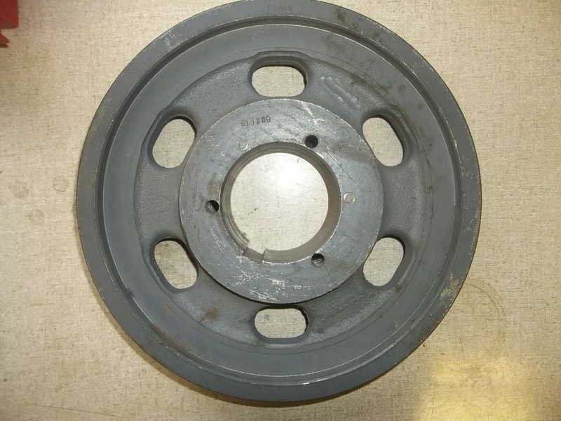 Browning 6L1000 Multi-Groove Pulley Sheave 72mm ID 253mm OD 13mm Key 8mm Bolt