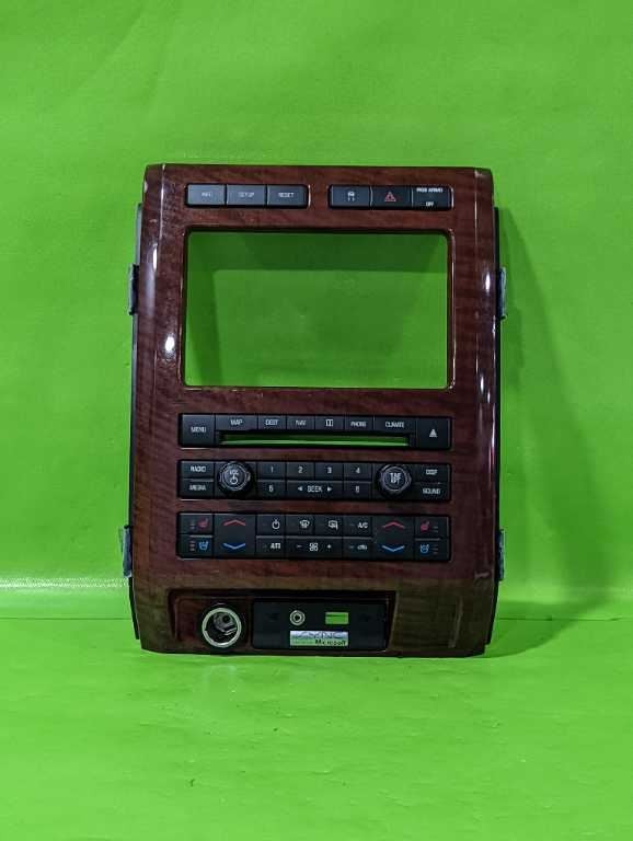 09 FORD F150 RADIO TEMPERATURE SWITCH CONTROL PANEL W/HEAT COOL SEAT OEM 4598-10