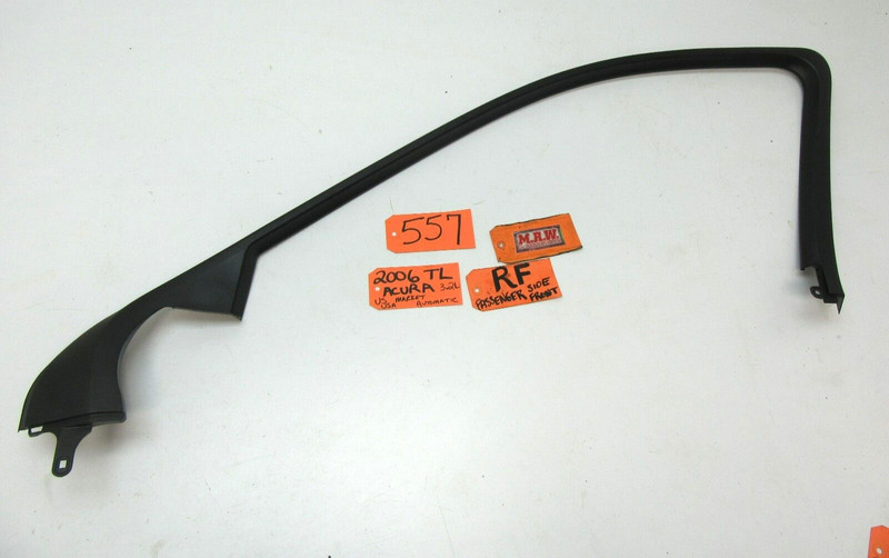 DOOR PANEL MOLDING TOP PASSENGER SIDE FRONT INSIDE INNER TRIM for 04-08 ACURA TL