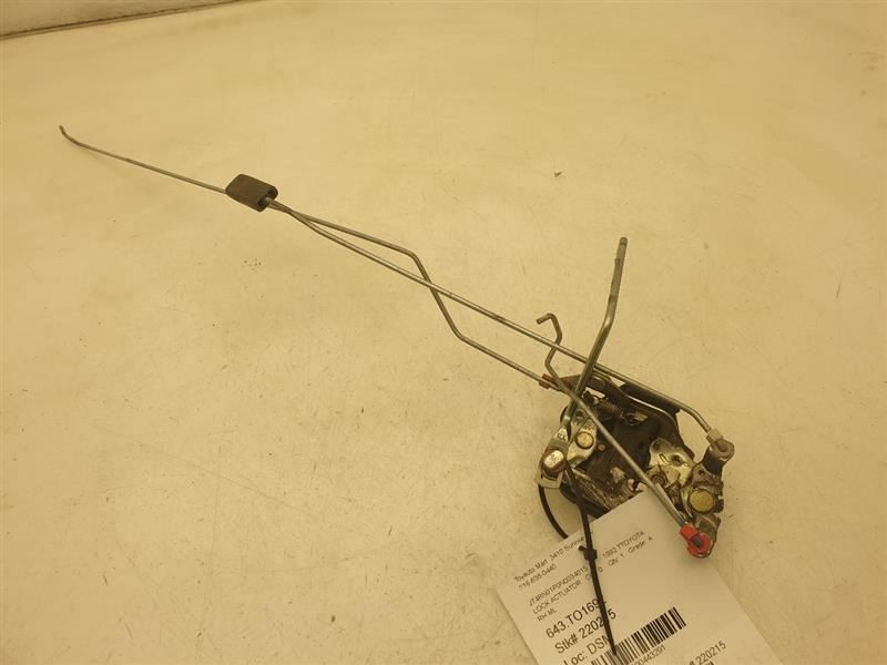 1992 TOYOTA PICKUP STANDARD CAB PASSENGER SIDE MANUAL DOOR LOCK ACTUATOR